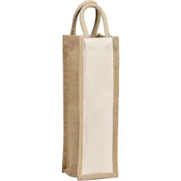 Okiyo Inshu Jute & Cotton Wine Tote Unbranded
